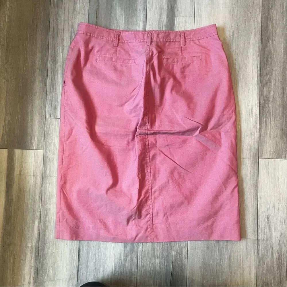 J. Crew Pink Pencil Skirt